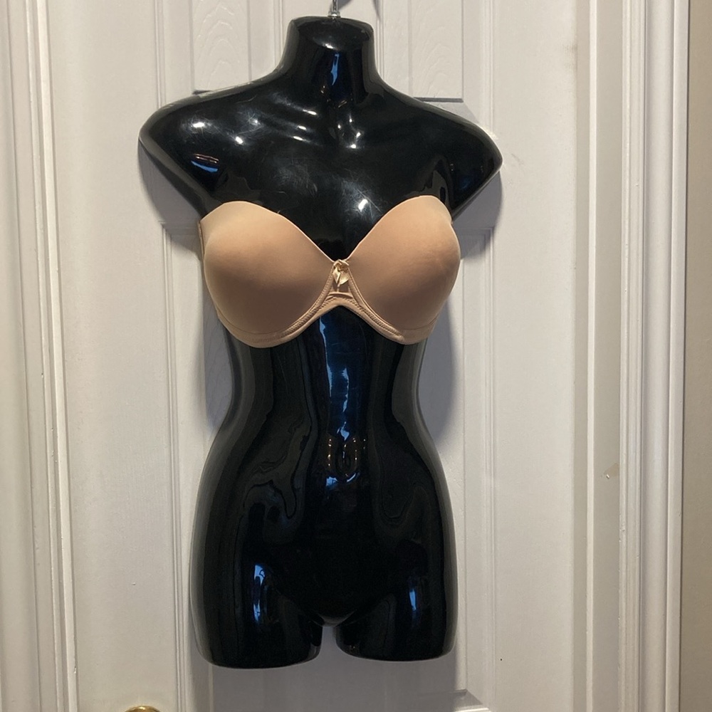 40D Nude - Vogue's Secret Women's Strapless Halter Multiway Plus Size Bra